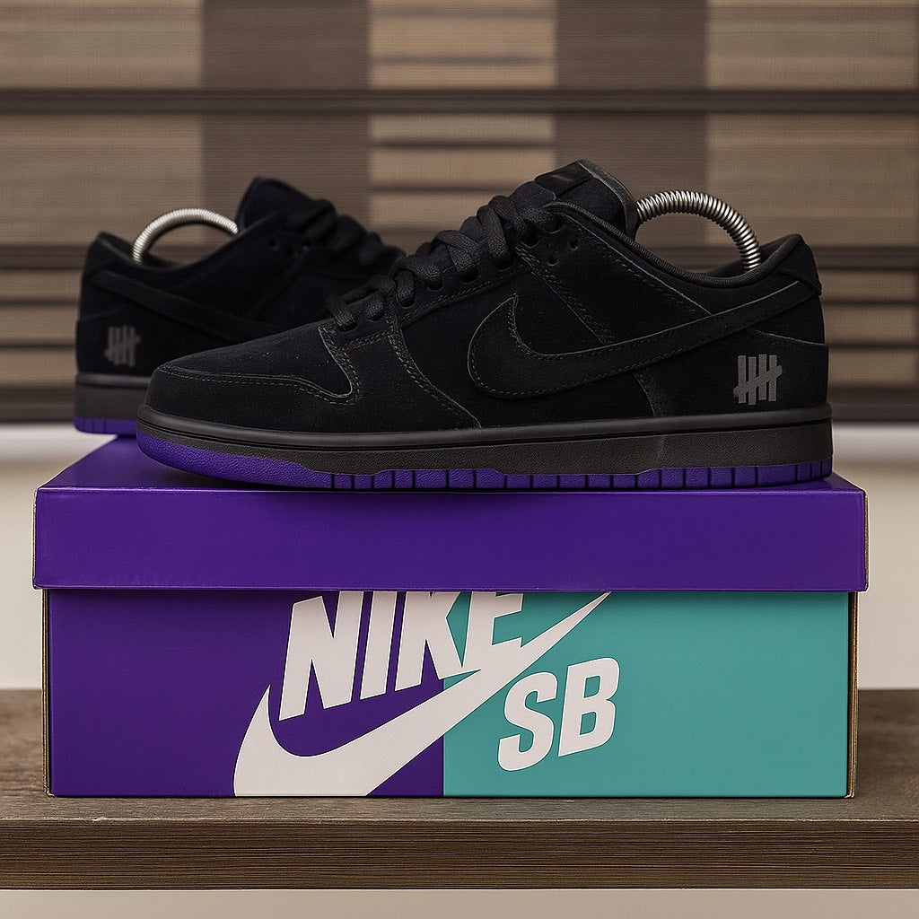 NikeSBDunkLowxUndefeated_5OnIt_BlackPurple_