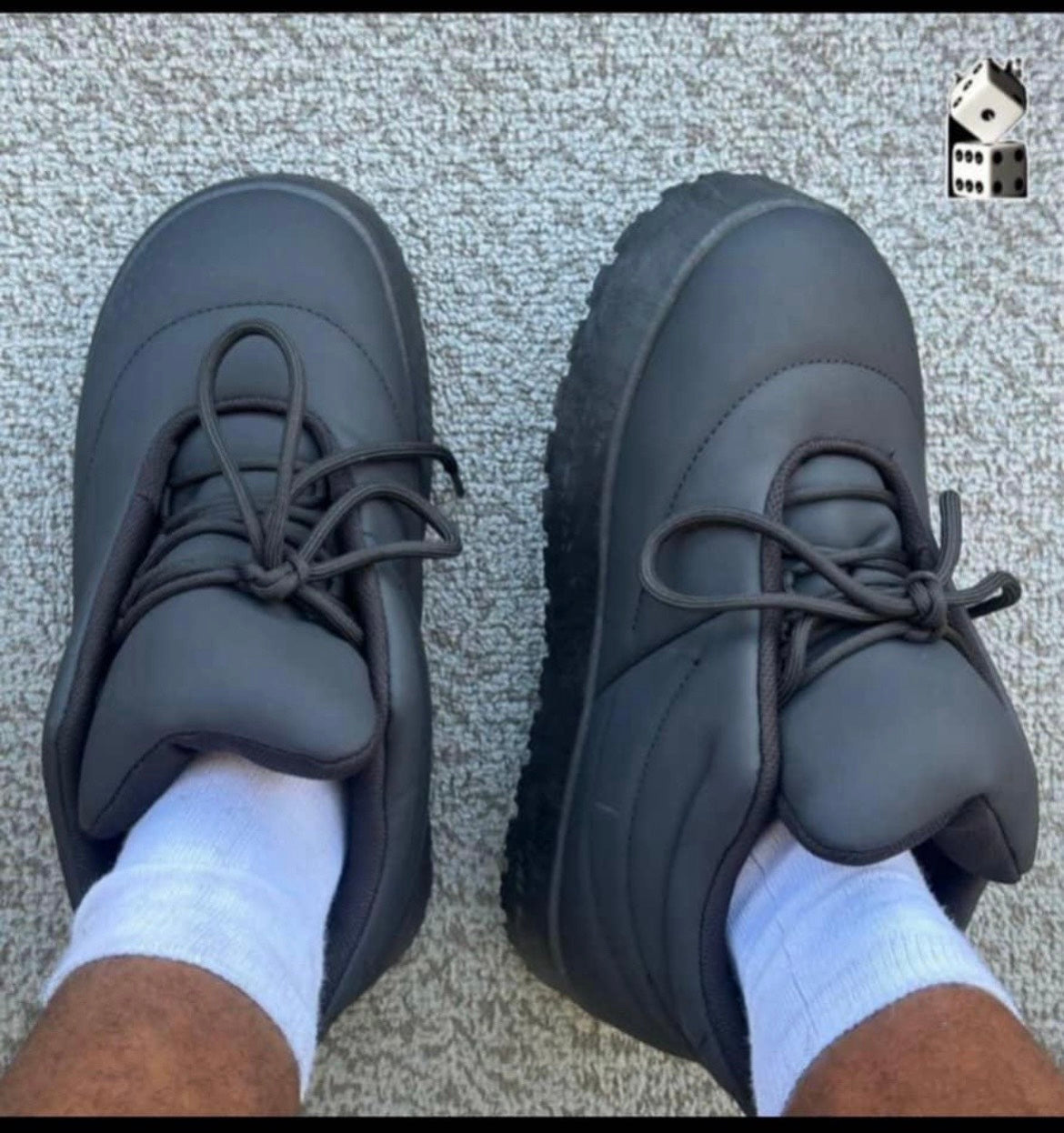 AdidasPuffyBoostPlatformSneakers_CreamWhite_TripleBlack