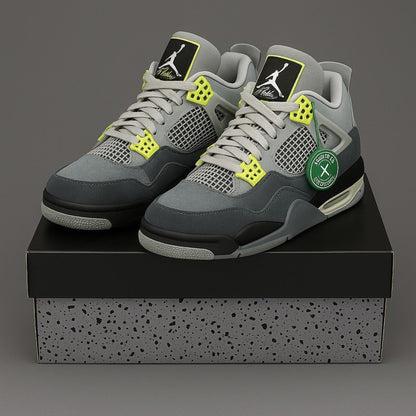 AirJordan4RetroSE_NeonVoltGrey_2