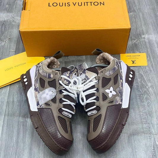 LouisVuittonTrainerSneaker_PythonMonogramBrown_