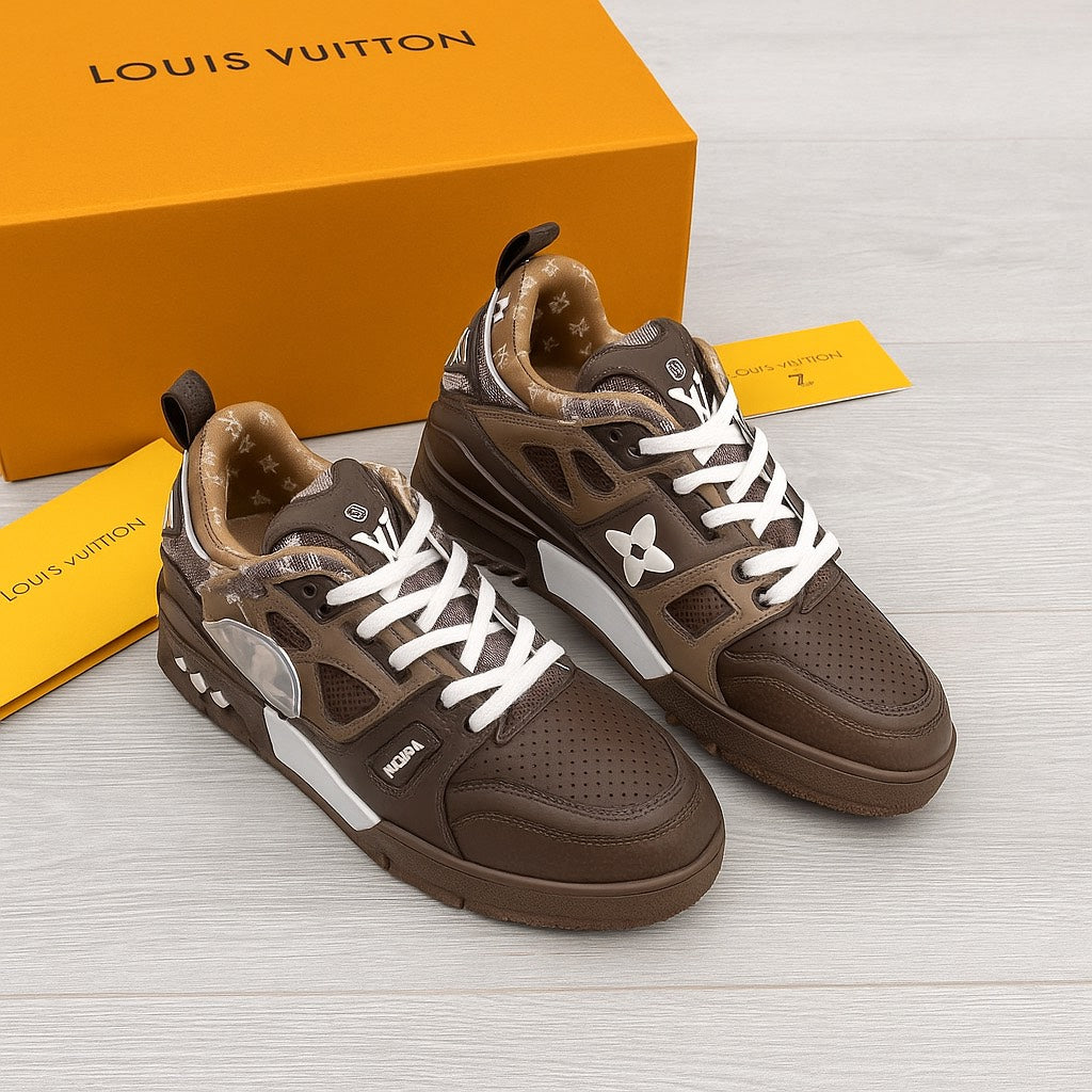 LouisVuittonTrainerSneaker_PythonMonogramBrown_