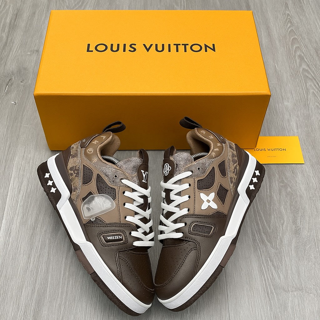 LouisVuittonTrainerSneaker_PythonMonogramBrown_