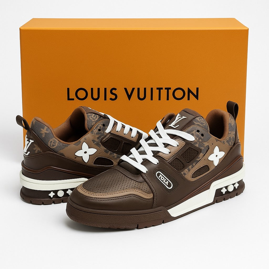 LouisVuittonTrainerSneaker_PythonMonogramBrown_