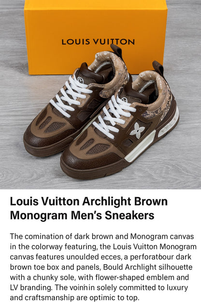 LouisVuittonTrainerSneaker_PythonMonogramBrown_