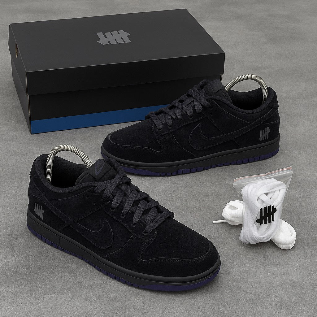 NikeSBDunkLowxUndefeated_5OnIt_BlackPurple_